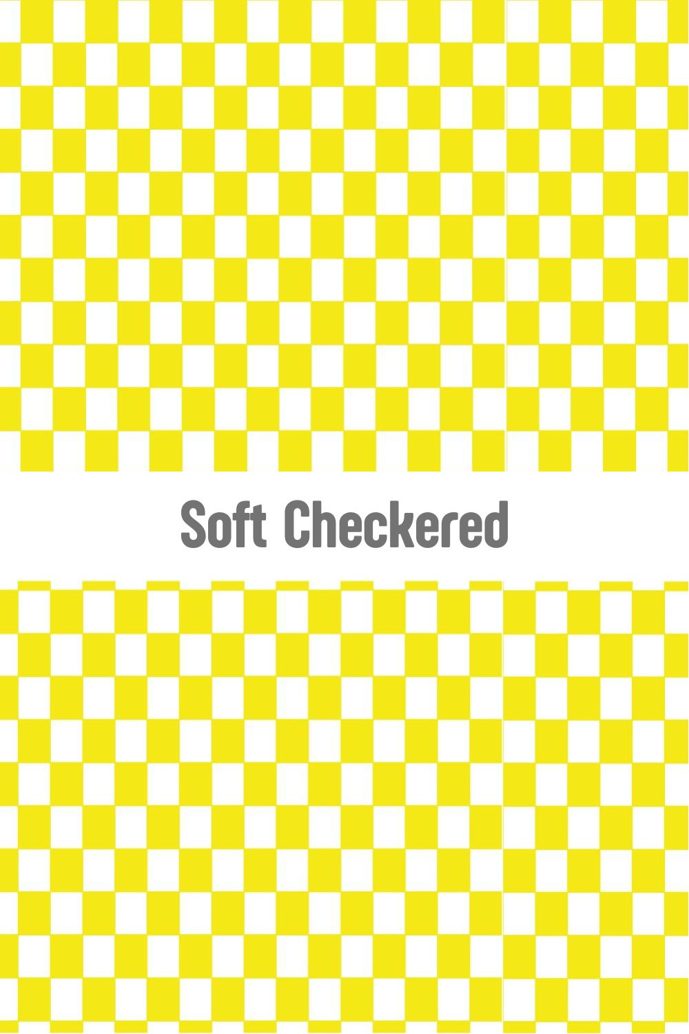 Soft yellow and white checkered pattern, minimalist geometric surface design available for home decor and apparel at Redbubble, Spoonflower, and Shutterstock by Mirador Art Studio.
