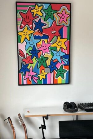 Cuadro Estrellas Colores Mirador Art Studio