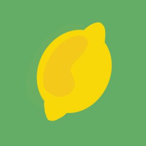 Lámina de frutas, limón